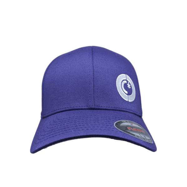 casquette couleur violet Chanvre DC vue de face