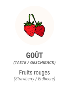 Goût Strawberry Greenhouse Hybride : fruits rouges